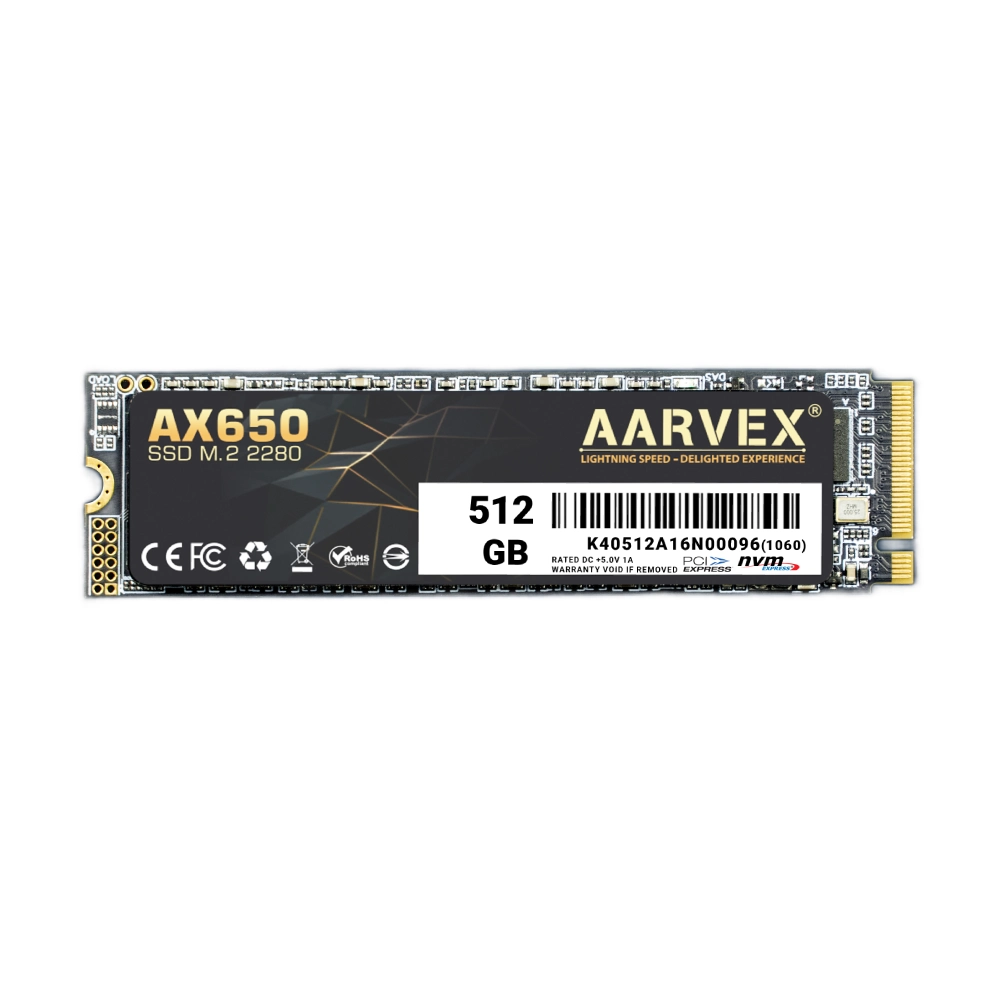 Aarvex Internal SSD 512GB NVMe 2280 (AX650) view 2